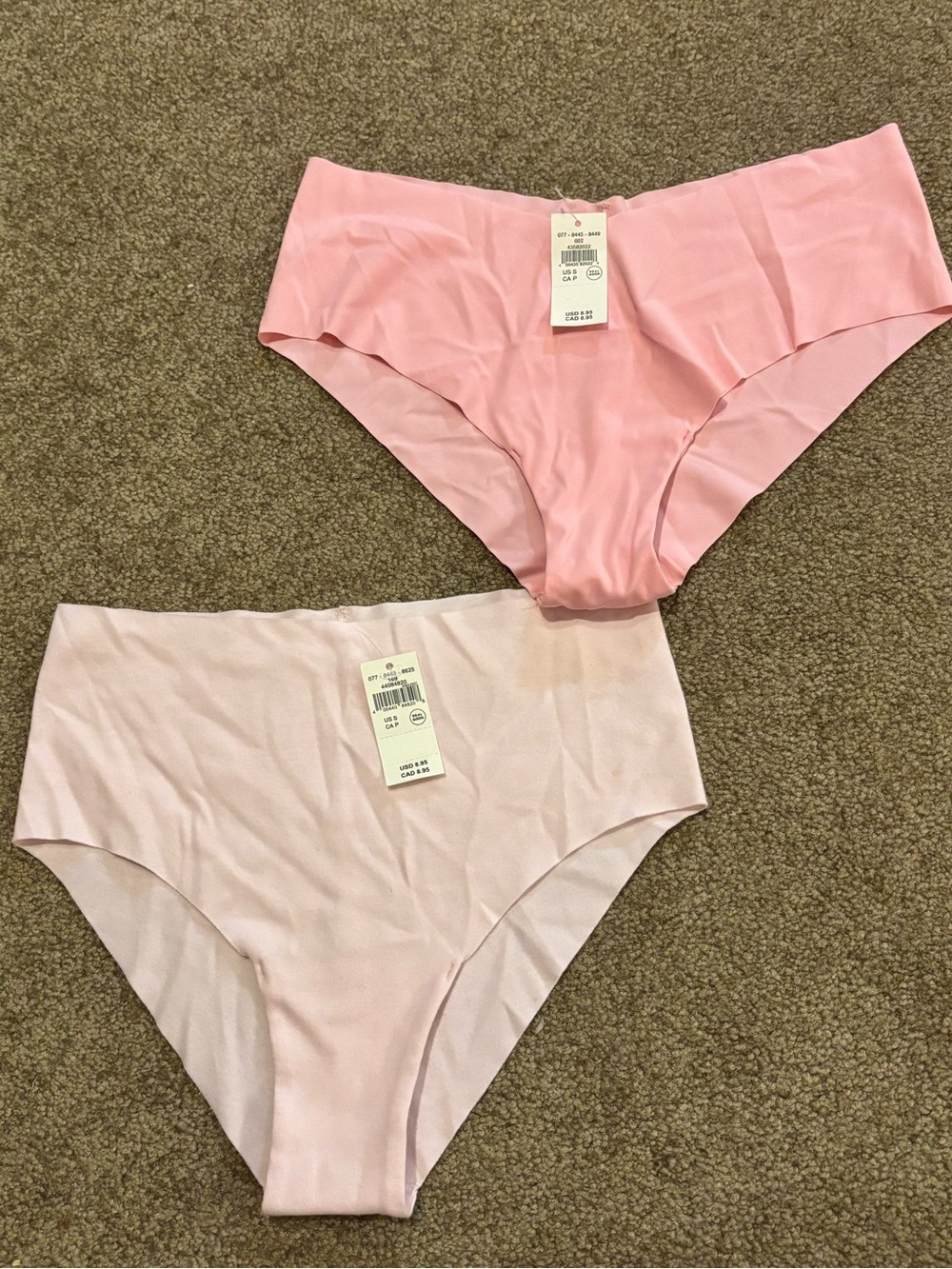 NWT Aerie Pink Seamless Panties Set